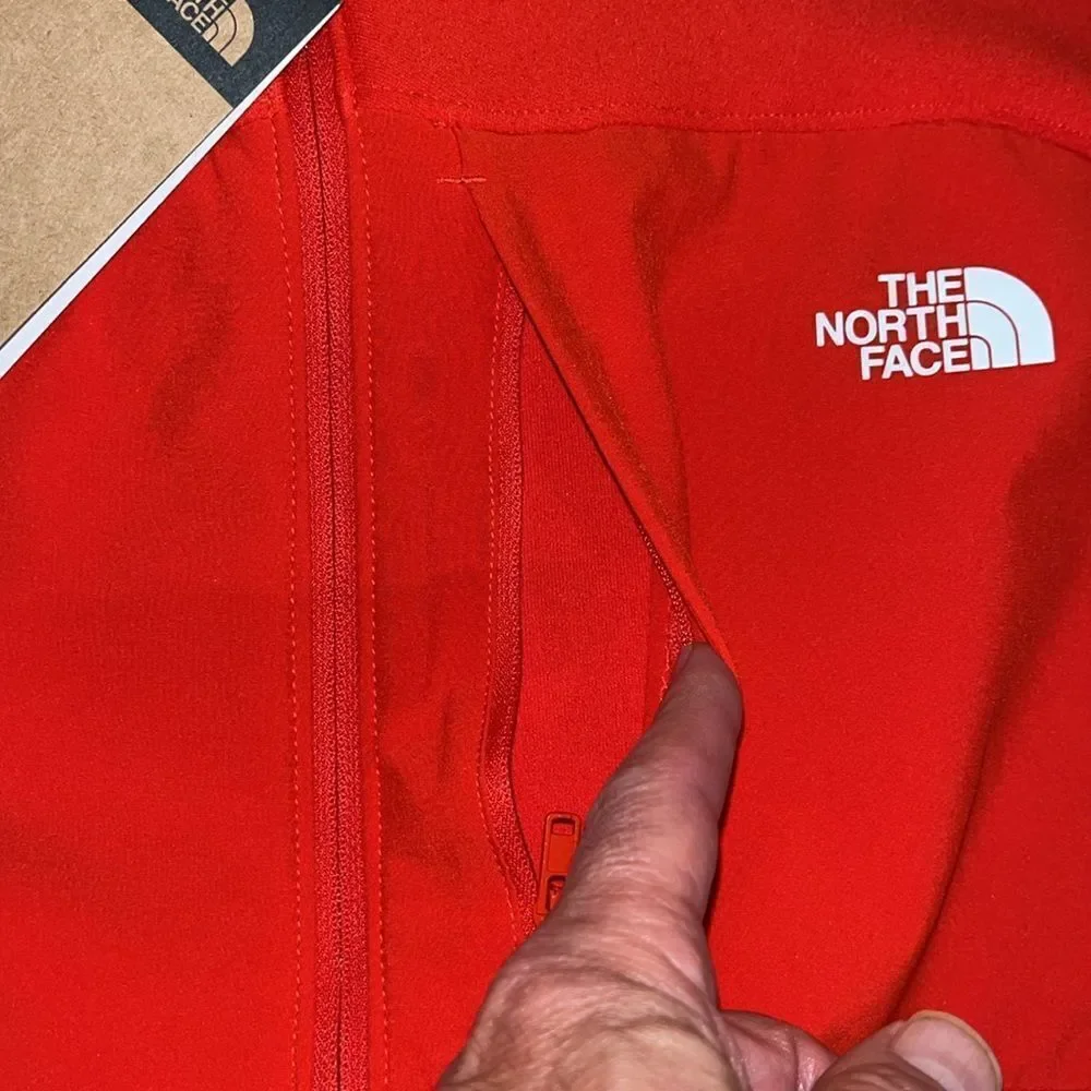New The North Face Canyonlands Hi Alt Fleece Pullover Sweatshirt Fiery Red L NWT
